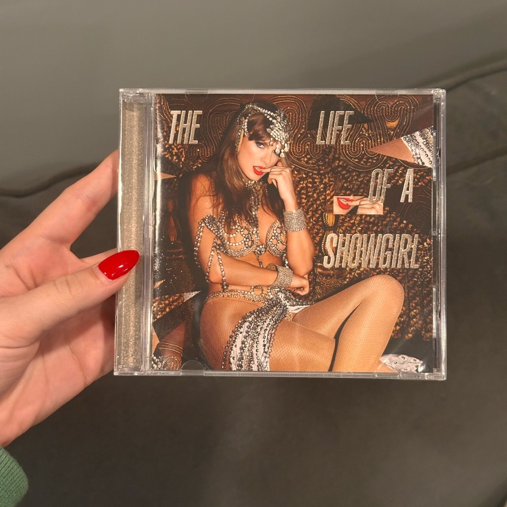 Taylor Swift CD with Red and Gold Cover